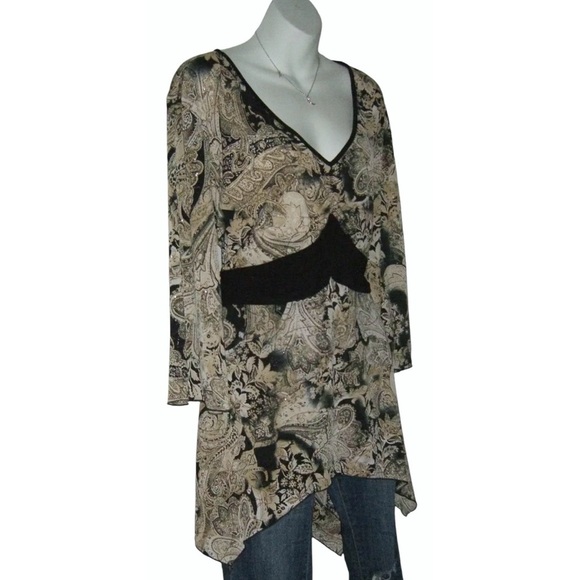 MKM Designs Blouse Vintage 90's Fairy Grunge Whimsygoth Glitter Kimono Plus y2k - Picture 4 of 16